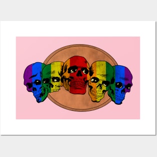 Gay Pride Halloween Posters and Art